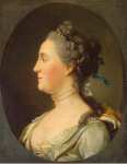 Erichsen Ericksen Virgilius Portrait of Catherine II in Profile  - Hermitage